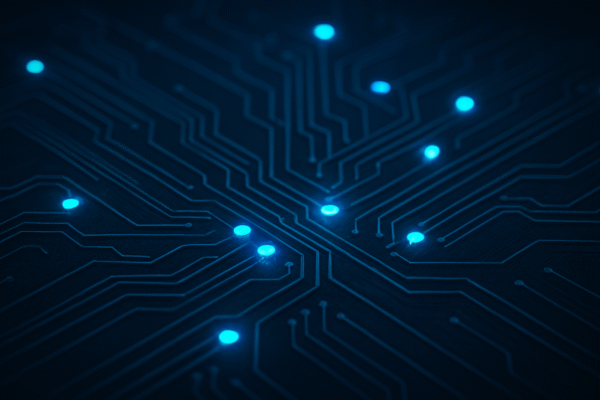 AI circuit board representing technology innovation